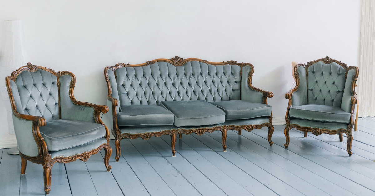 comprar um sofá de veludo