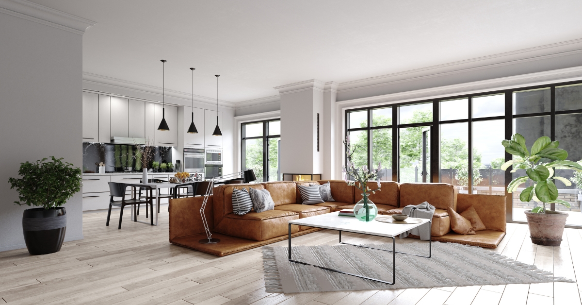 cozinha e sala de jantar integrada