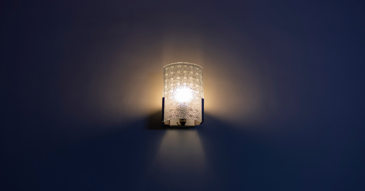 luminária de parede