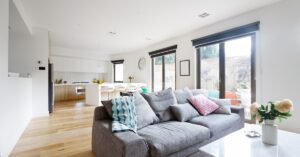 Sala com Cozinha Americana