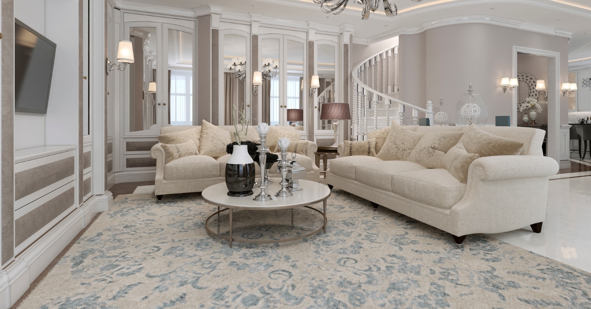 Sala de Estar Grande e Luxuosa