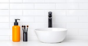 banheiro com cuba de sobrepor