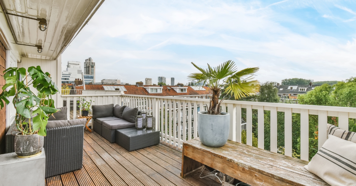 decoração para varanda de apartamento