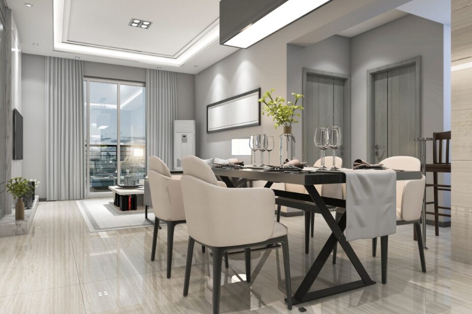 Sala de Estar e Jantar Integradas