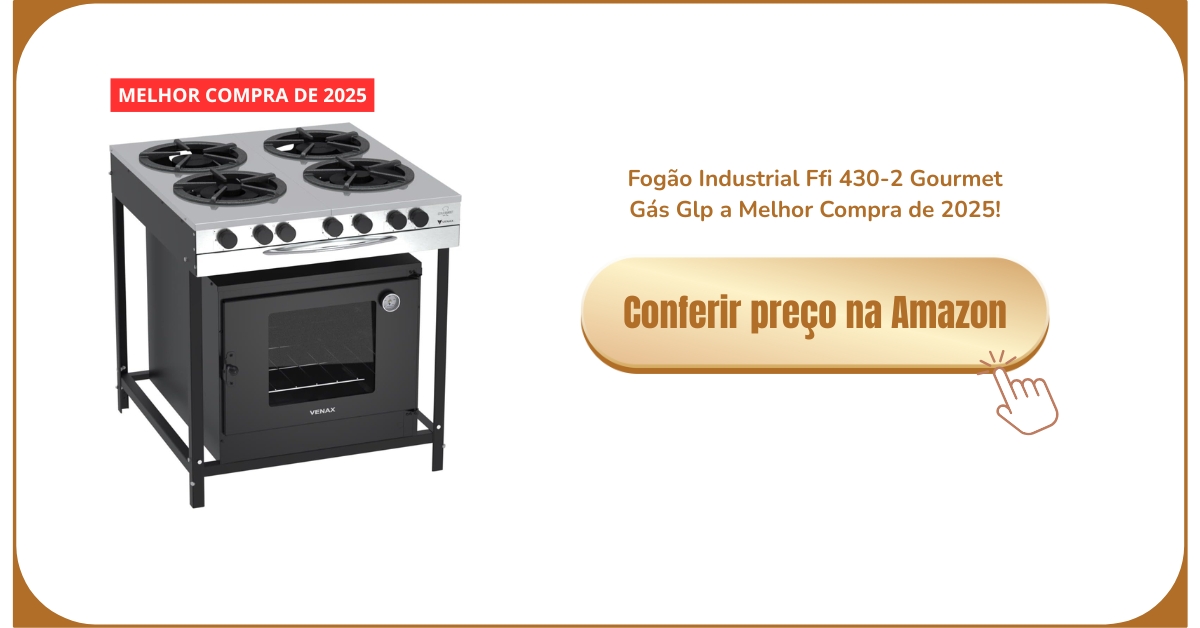 Fogao Industrial Ffi 430-2 Gourmet Gas Glp