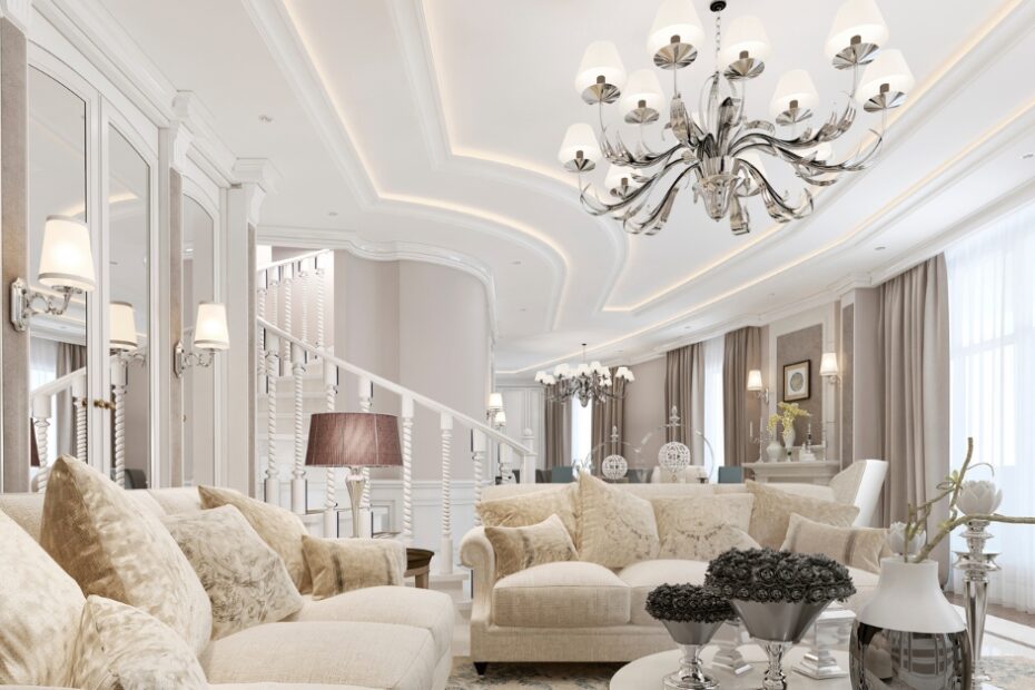 Lustre moderno e elegante pendurado sobre mesa de jantar, iluminando o ambiente com luz suave e estilo contemporâneo.