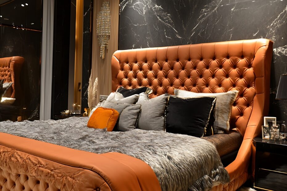 Cabeceira estofada casal, um design inovador que transforma o quarto com sofisticação e conforto, disponível em diversos estilos e tecidos.