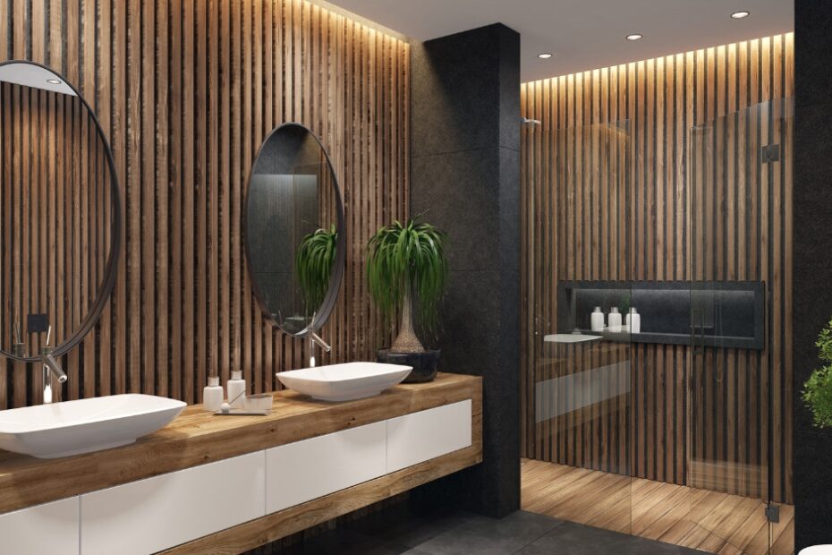 Banheiro com detalhes preto: decoração sofisticada e prática para transformar seu espaço com elegância.