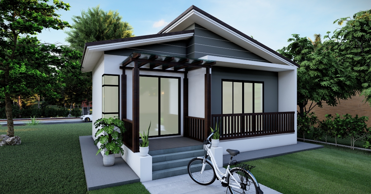 Casa pequena elegante com marcenaria planejada e iluminação em camadas, sala integrada e sensação de amplitude